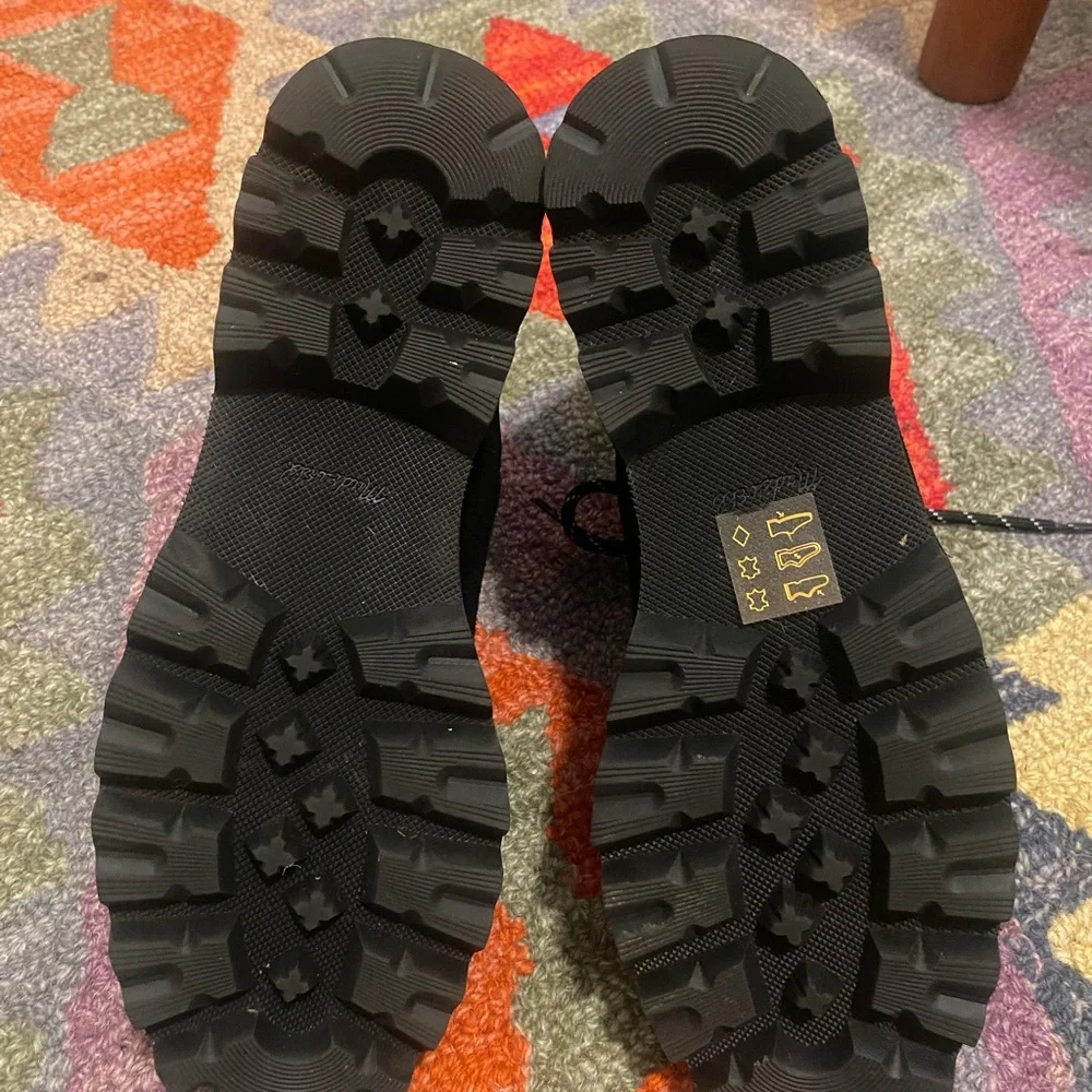 Madewell Citywalk Lugsole Black Leather Boots - Picture 5 of 5